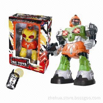 Battery operated toy robot, walk, fight and dance function